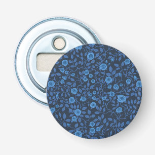 Décapsuleur Roses sauvages en bleu