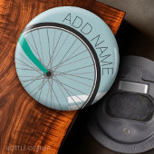 Décapsuleur Roue de vélo Hipster avec nom personnalisé