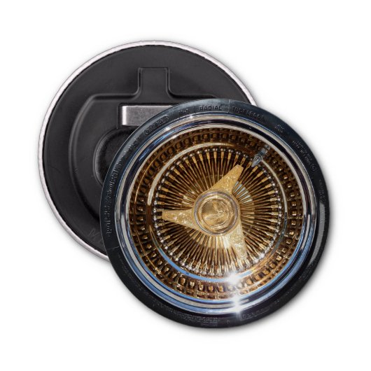 Décapsuleur Roues à fils d'or à roues basses Pneus à roues à c (Devant)