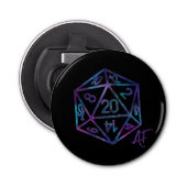 Décapsuleur RPG Crit AF | Nebula Imaginaire Tabletop Gamer Dic (Devant)