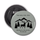 Décapsuleur Rustic Grey Chasse Bachelor Week-end (Devant)