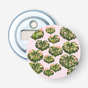 Décapsuleur Sac fourre-tout plante monstera rose amusant botan