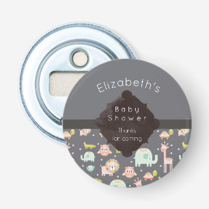 Décapsuleur Safari Animaux Motif Nursery Art Baby shower