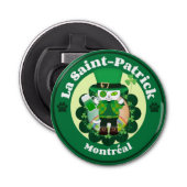 Décapsuleur Saint Patrick à Montréal (Devant)