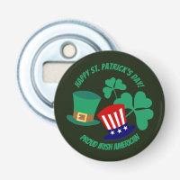 Saint Patrick's Day fier Irish American Magnet