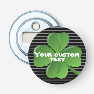 Décapsuleur Saint personnalisable Patricks de shamrock vert