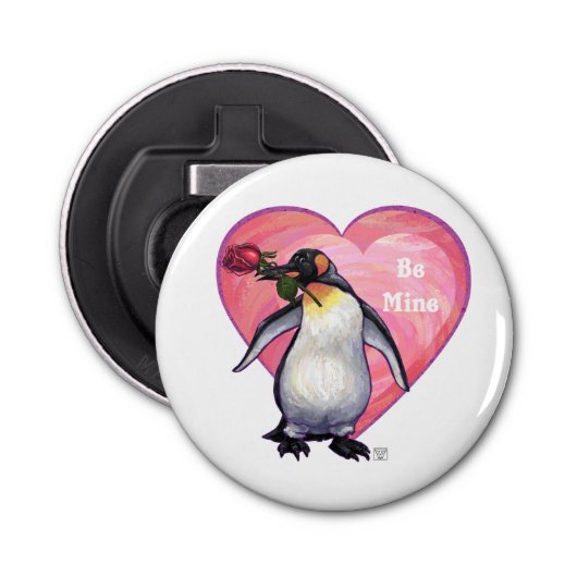 Décapsuleur Saint-Valentin Penguin (Devant)