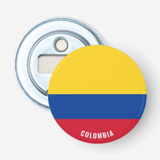 Décapsuleur Salut à la Colombie ! Splendide patriotique (Devant)