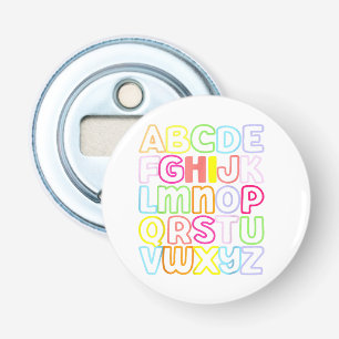 Décapsuleur Salut Alphabet Retour À L'école Maternelle Jardin