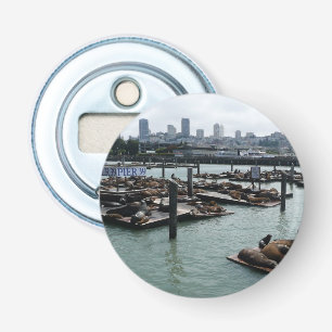 Décapsuleur San Francisco et Otaries de Pier 39 Ciel de la Vil