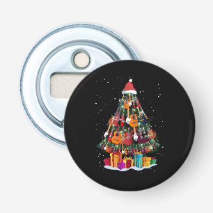 Décapsuleur Sapin de Noël drôle en guitare