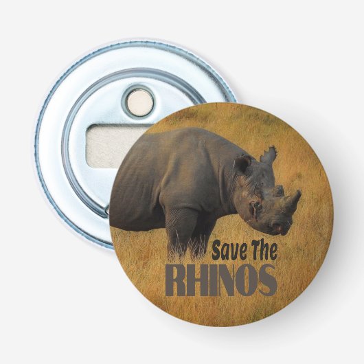 Décapsuleur Sauver les rhinocéros (Devant)