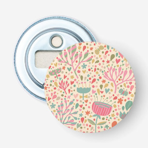Décapsuleur Schéma floral clair