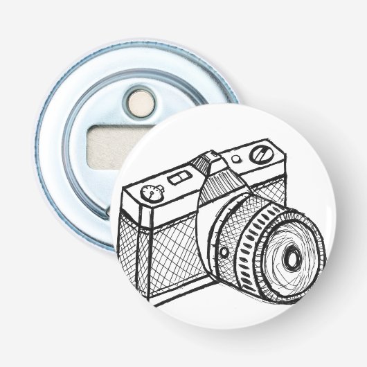 Décapsuleur Scribbles Camera Bottle Opener (Devant)
