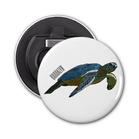 Décapsuleur Sea turtle cartoon (Devant)