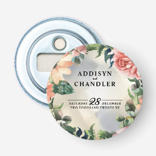 Décapsuleur Serene Garden Wreath : Pastel Floral Elegance