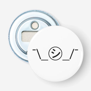 Décapsuleur Shi Kana Shrug Emoticon -\_ ㋛_/+Japonais Kaomoji