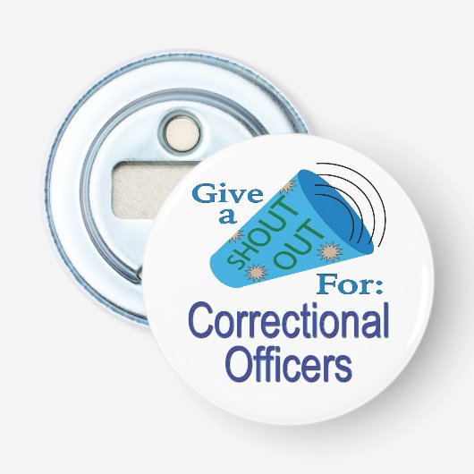 Décapsuleur Shout Out pour les agents correctionnels (Devant)