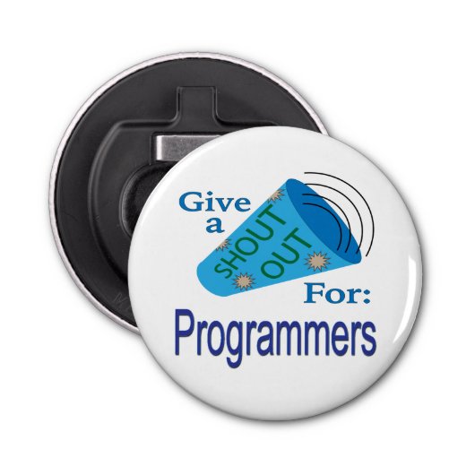 Décapsuleur Shout Out pour les programmeurs (Devant)