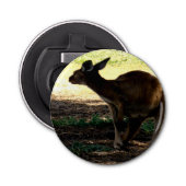 Décapsuleur Shy Australian Kangaroo, Bouteille Magnétique. (Devant)