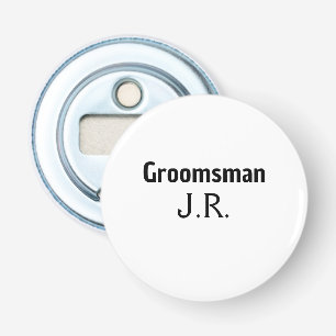 Décapsuleur SIMPLE MINIMAL ajoutez votre nom témoin personnali