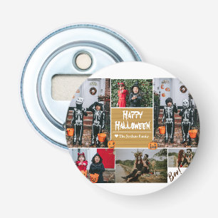 Décapsuleur Simple moderne Happy Halloween photo collage famil