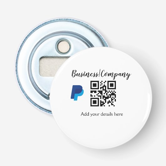 Décapsuleur site web simple de société commerciale code-barres (Devant)