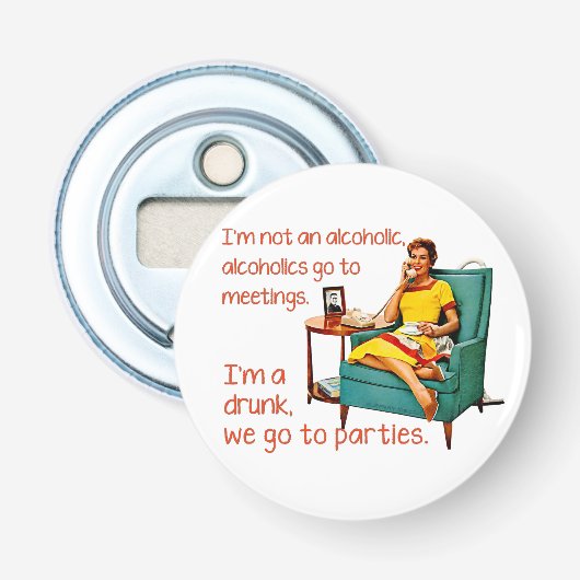 Décapsuleur SlipperyJoe socialiser la fête de la boisson vinta (Devant)