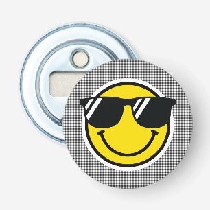 Décapsuleur Smile Emoji Joyeux Visage Lunettes En vichy Amusan