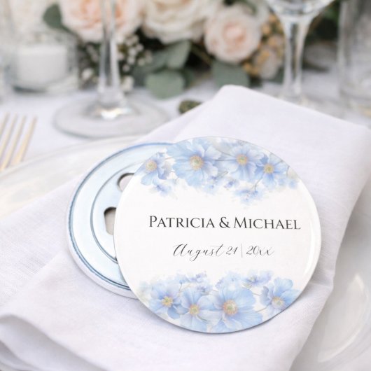 Décapsuleur Soft Blue Himalayan Poppy Flower Garden Wedding 