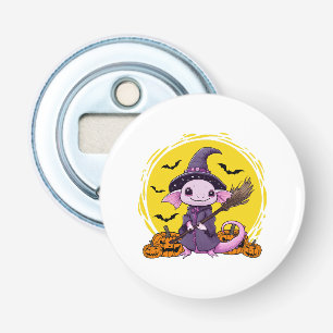 Décapsuleur Sorcière d'Halloween Axolotl Mignon