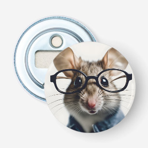 Décapsuleur Souris de champ Portant des lunettes