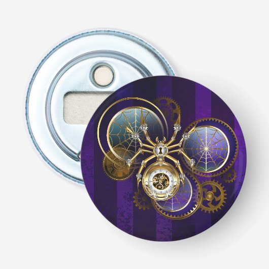 Décapsuleur Spider Steampunk sur Arrière - plan pourpre (Devant)