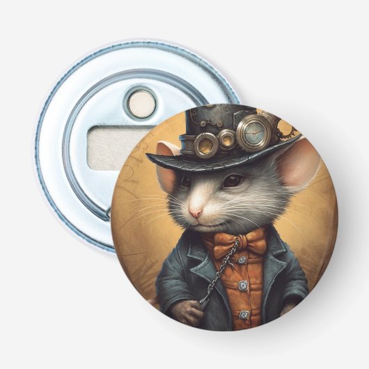 Décapsuleur Sprinklepaws Haut-de-forme Steampunk 28 (Devant)