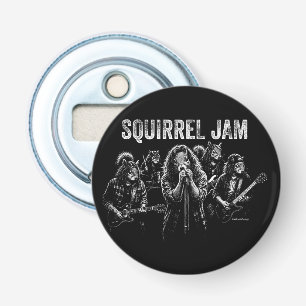 Décapsuleur Squirrel Jam - Parodie de groupe de rock vintage d