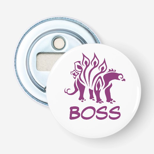 Décapsuleur Stegosaurus pourpre Dinosaure araigné (Devant)