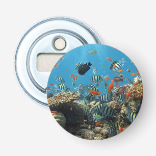 Décapsuleur Stripey Poisson Tropical Coral Chaos