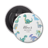 Décapsuleur Stylish Dinosaur Baby Shower White (Devant)