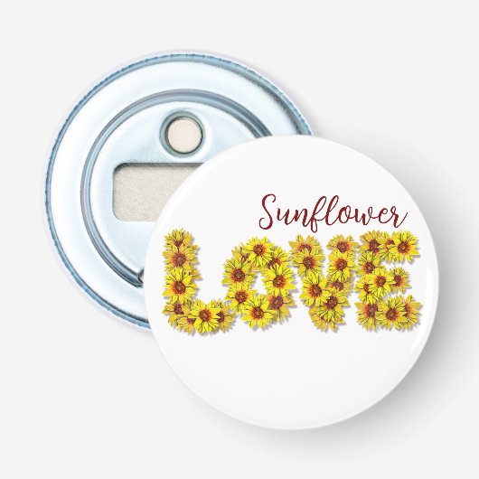 Décapsuleur Sunflower Love Bottle Opener (Devant)