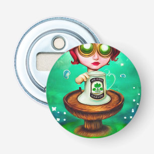 Décapsuleur Surreal Pop St. Patrick’s Day Beer Girl