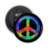 DÉCAPSULEUR SYMBOLE DE LA PAIX MULTIPLES (Devant)