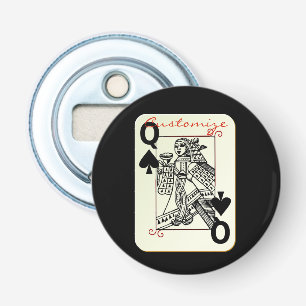 Décapsuleur Symbole de la reine des pique Thunder_Cove