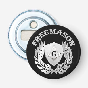 Décapsuleur Symbole de maçonnerie en argent