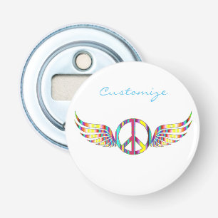 Décapsuleur Symbole de paix hippie ailé Thunder_Cove
