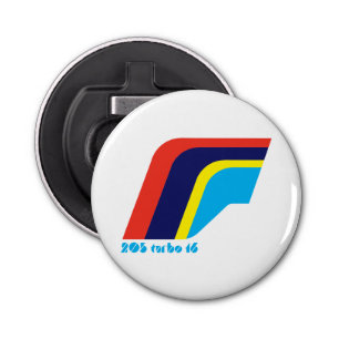 Décapsuleur Symbole de voiture du rallye Turbo Peugeot 205