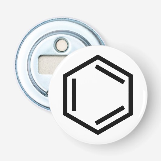 DÉCAPSULEUR SYMBOLE DU CYCLE DE BENZÈNE (Devant)