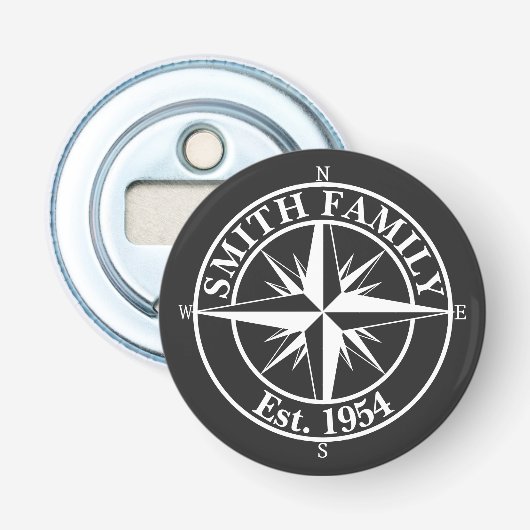 Décapsuleur Symbole personnalisable du monogramme étoile de la (Devant)