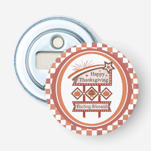 Décapsuleur Symbole rétro du bon thanksgiving béni