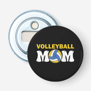 Décapsuleur T-shirt drôle de maman de volley-ball féminin jour