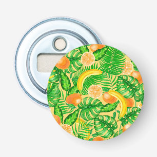 Décapsuleur Tangerines, bananes et feuilles tropicaux